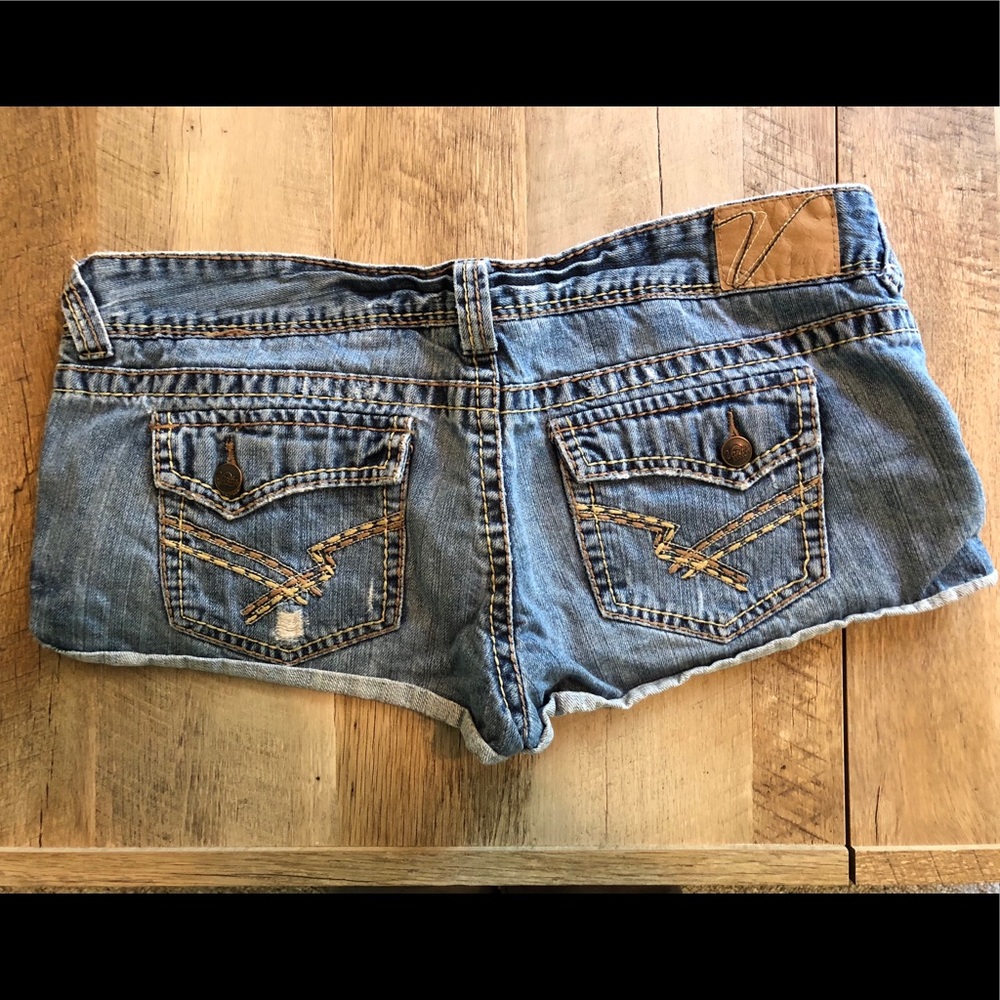 Vanity jean shorts. Very short. Size 32.
